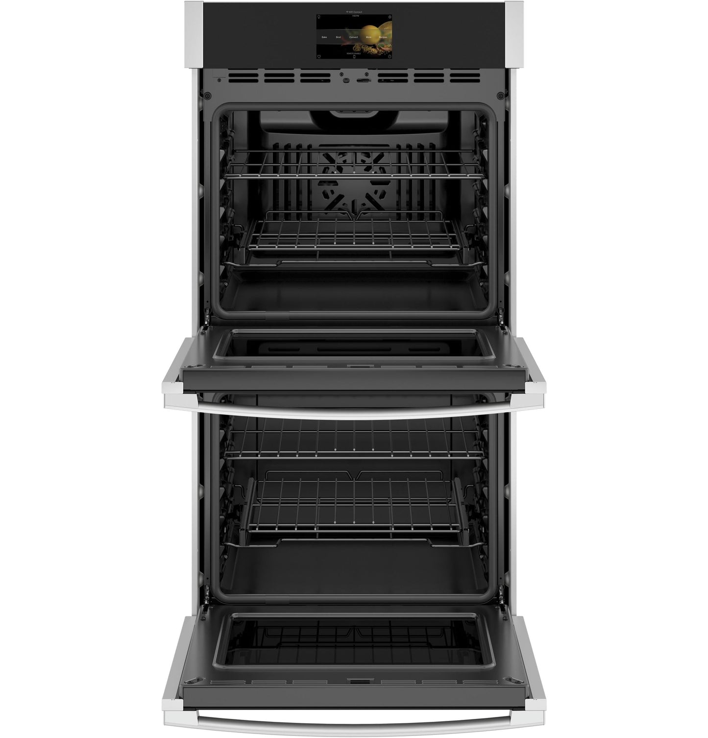 GE APPLIANCES Profile 27" Smart Built-In Convection Double Wall Oven in Stainless Steel - PKD7000SNSS