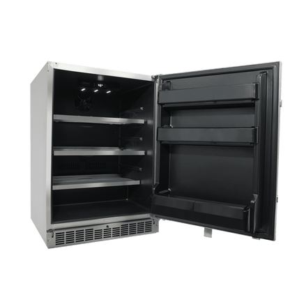SILHOUETTE Silhouette 5.5 Cu. Ft. Built-in Outdoor All Fridge in Stainless Steel - DAR055D1BSSPRO