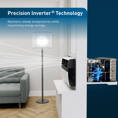 FRIEDRICH KHVS10B11A Friedrich K hl Inverter 10,000 BTU 115V Smart Window/Wall Air Conditioner with Heat Pump