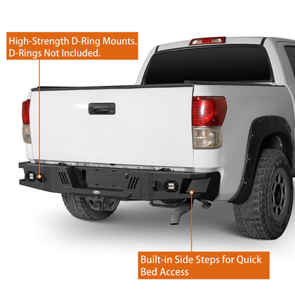 Hooke Road Full Width Bumper Rear Bumper(07-13 Toyota Tundra) - HE.5206