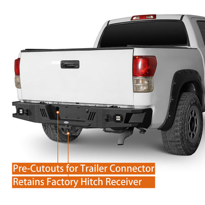 Hooke Road Full Width Bumper Rear Bumper(07-13 Toyota Tundra) - HE.5206