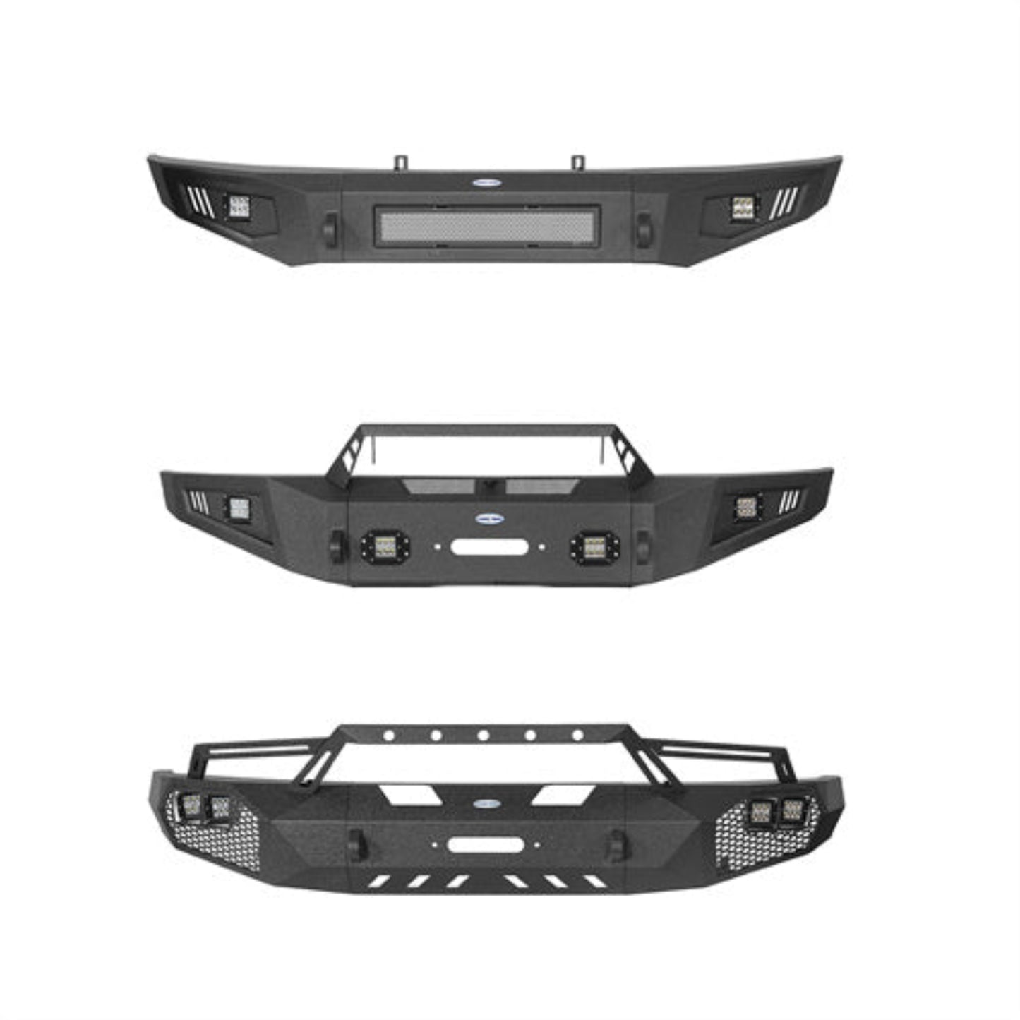 Hooke Road Full Width Front Bumper(09-14 Ford F-150, Excluding Raptor) - HE.8201&Z01