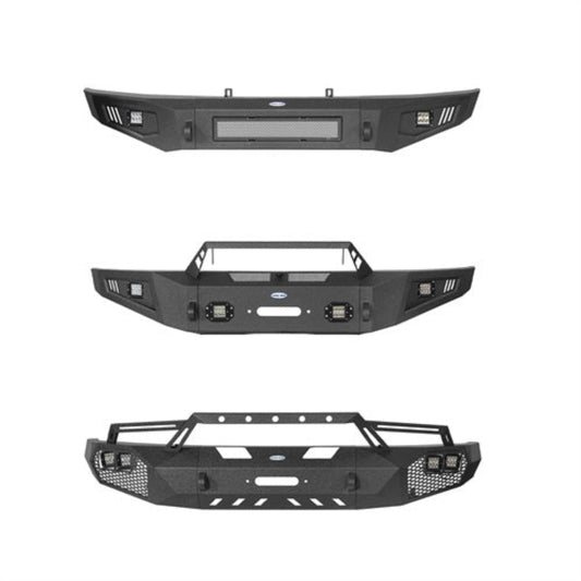 Hooke Road Full Width Front Bumper(09-14 Ford F-150, Excluding Raptor) - HE.8201&Z01