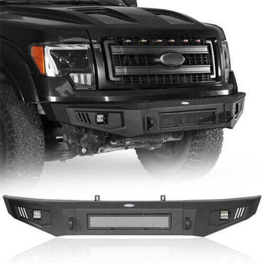 Hooke Road Full Width Front Bumper(09-14 Ford F-150, Excluding Raptor) - HE.8201&Z01