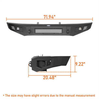 Hooke Road Full Width Front Bumper(09-14 Ford F-150, Excluding Raptor) - HE.8201&Z01