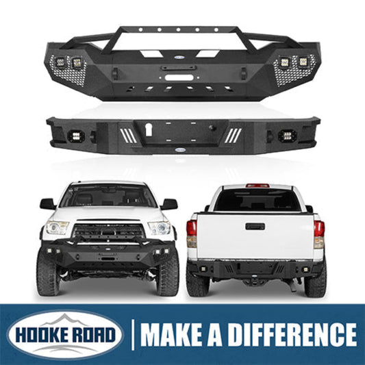 Hooke Road Full Width Front Bumper & Rear Bumper(07-13 Toyota Tundra) - HE.5200A&HE.5200B&HE.5206