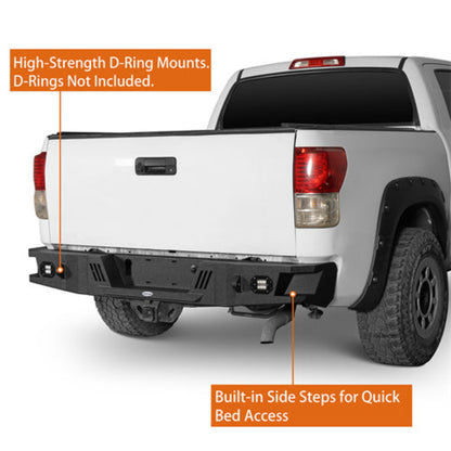 Hooke Road Full Width Front Bumper & Rear Bumper(07-13 Toyota Tundra) - HE.5200A&HE.5200B&HE.5206