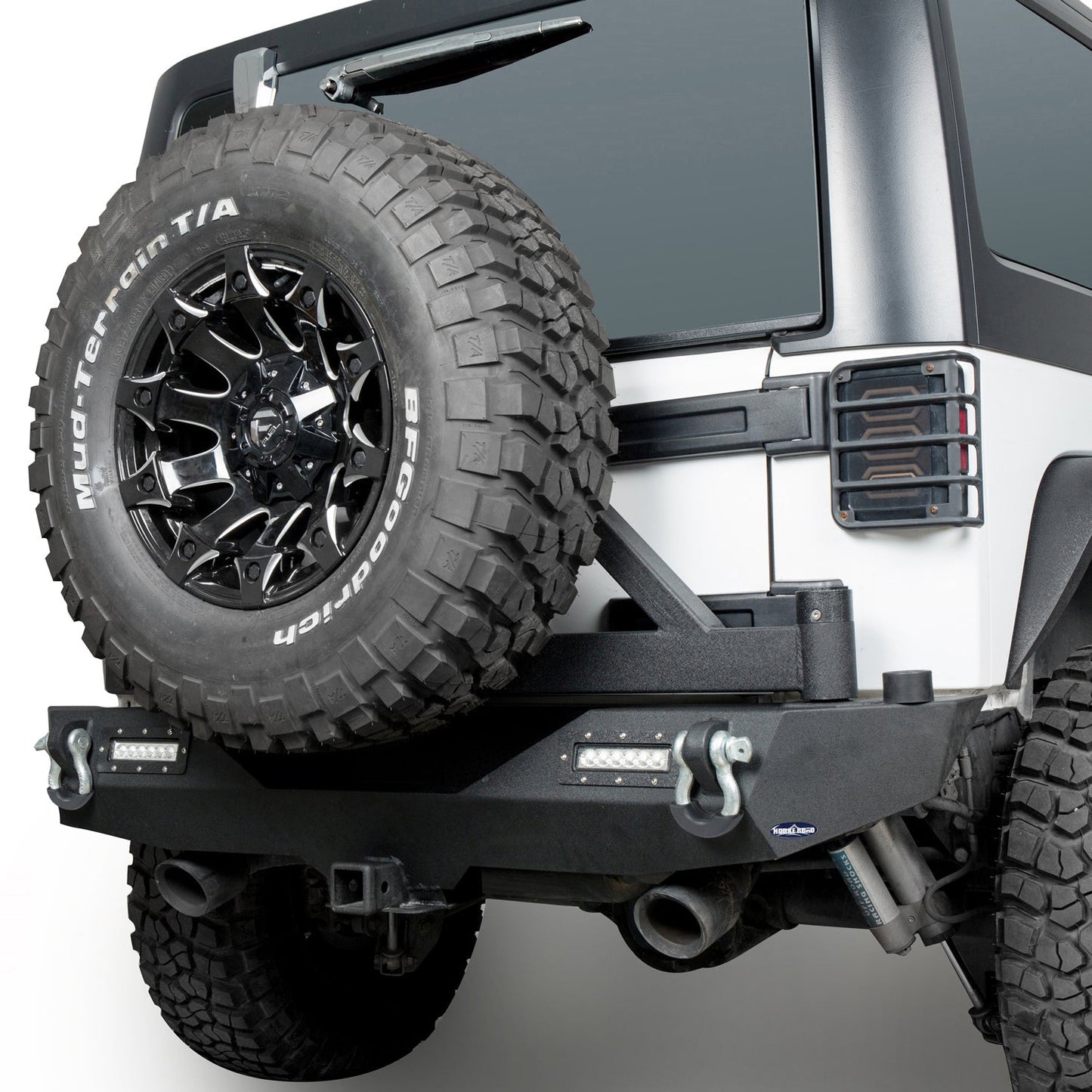 Hooke Road Full width Front Bumper & Rear Bumper(07-18 Jeep Wrangler JK) - HE.2052&HE.2028A&HE.2028B