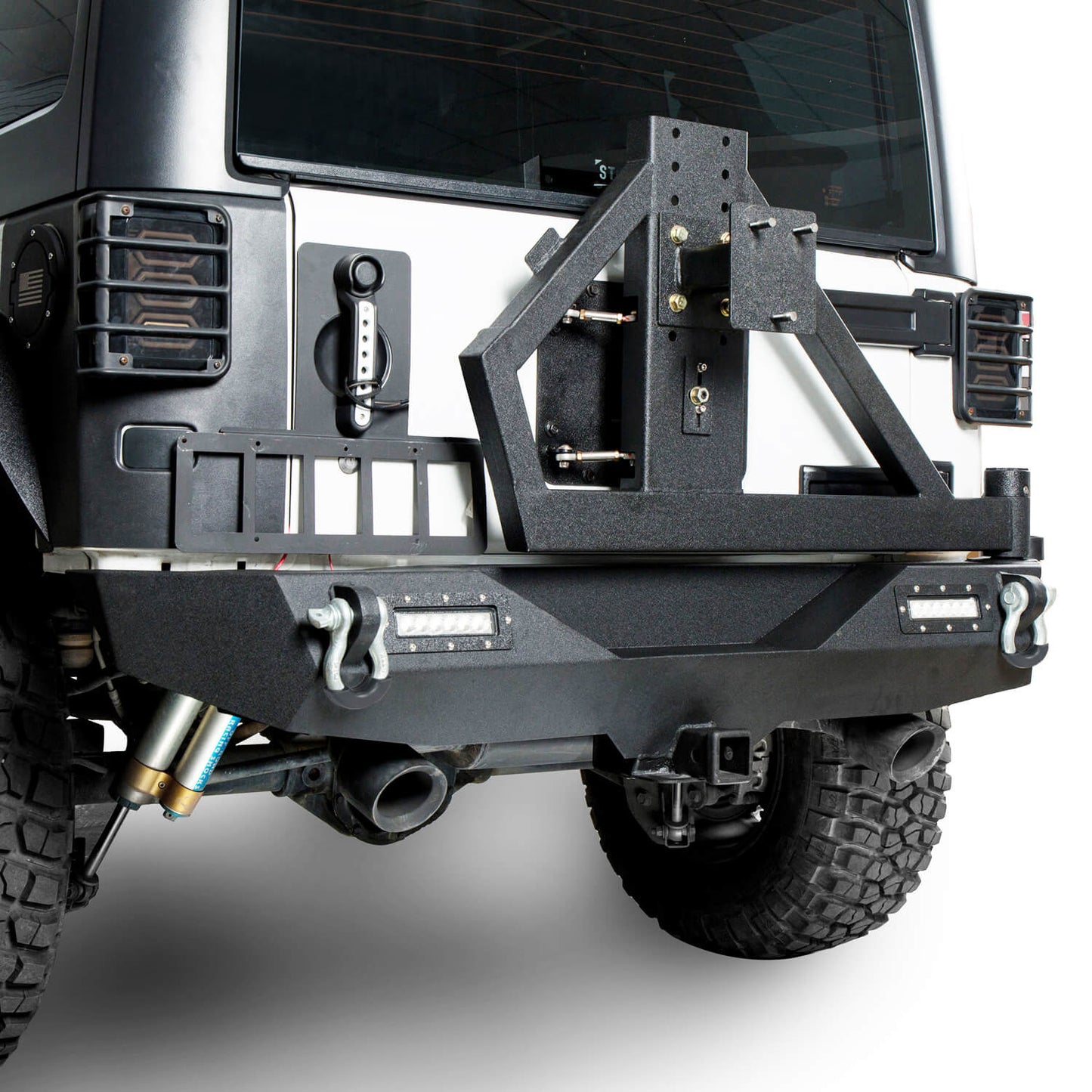 Hooke Road Full width Front Bumper & Rear Bumper(07-18 Jeep Wrangler JK) - HE.2052&HE.2028A&HE.2028B