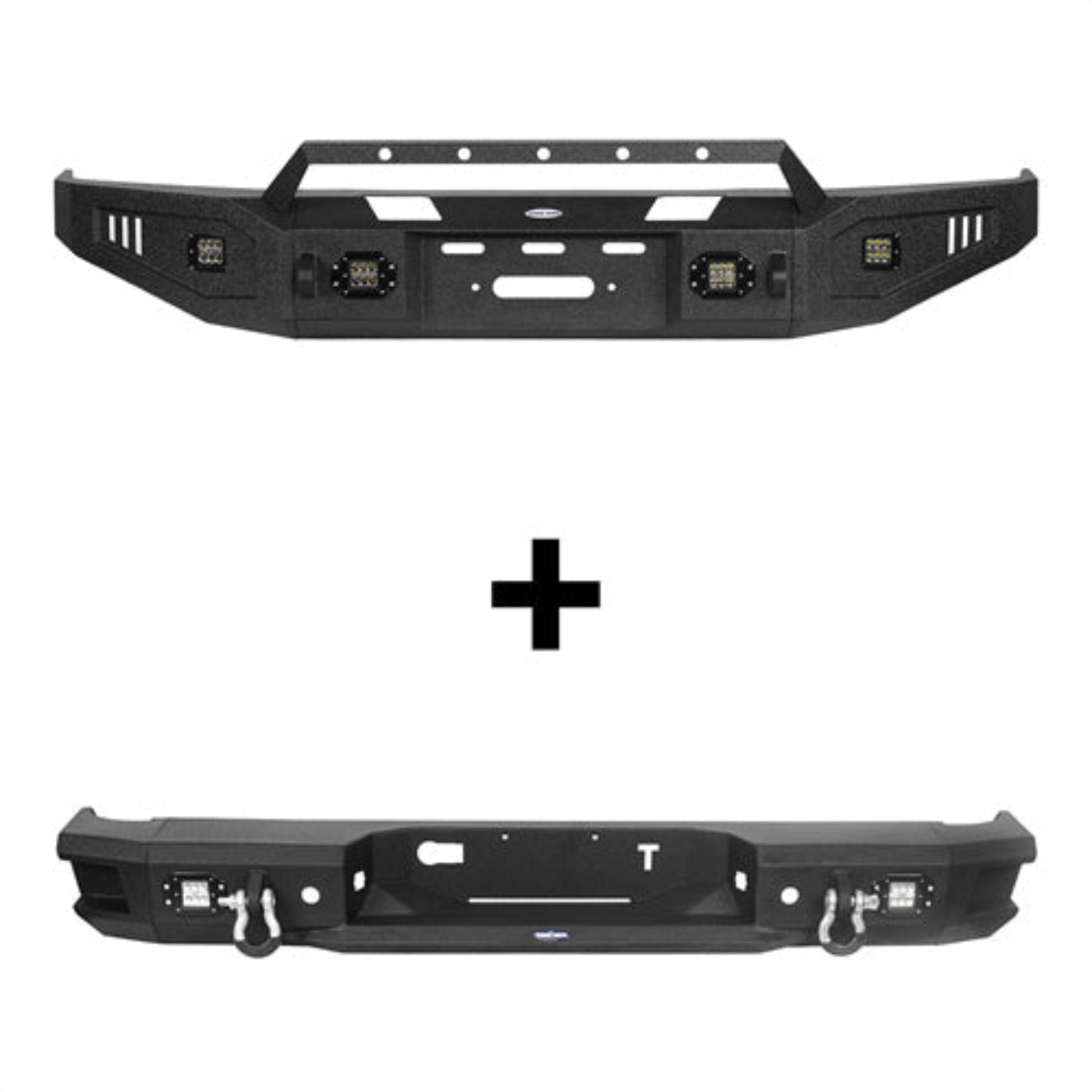Hooke Road Full Width Front Bumper & Rear Bumper(07-13 Toyota Tundra) - HE.5205A&HE.5205B&HE.5201