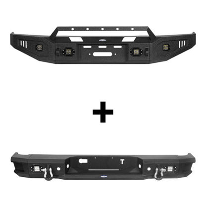 Hooke Road Full Width Front Bumper & Rear Bumper(07-13 Toyota Tundra) - HE.5205A&HE.5205B&HE.5201