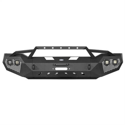 Hooke Road Full Width Front Bumper with Hoop(07-13 Toyota Tundra) - HE.5200A+HE.5200B