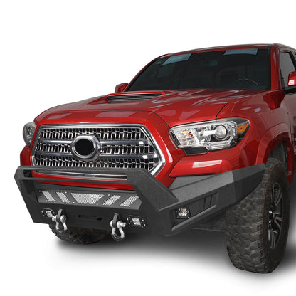 Hooke Road Front & Rear Bumpers Combo(16-23 Toyota Tacoma 3rd Gen)  - HE.4201A+HE.4201B+HE.4200-1