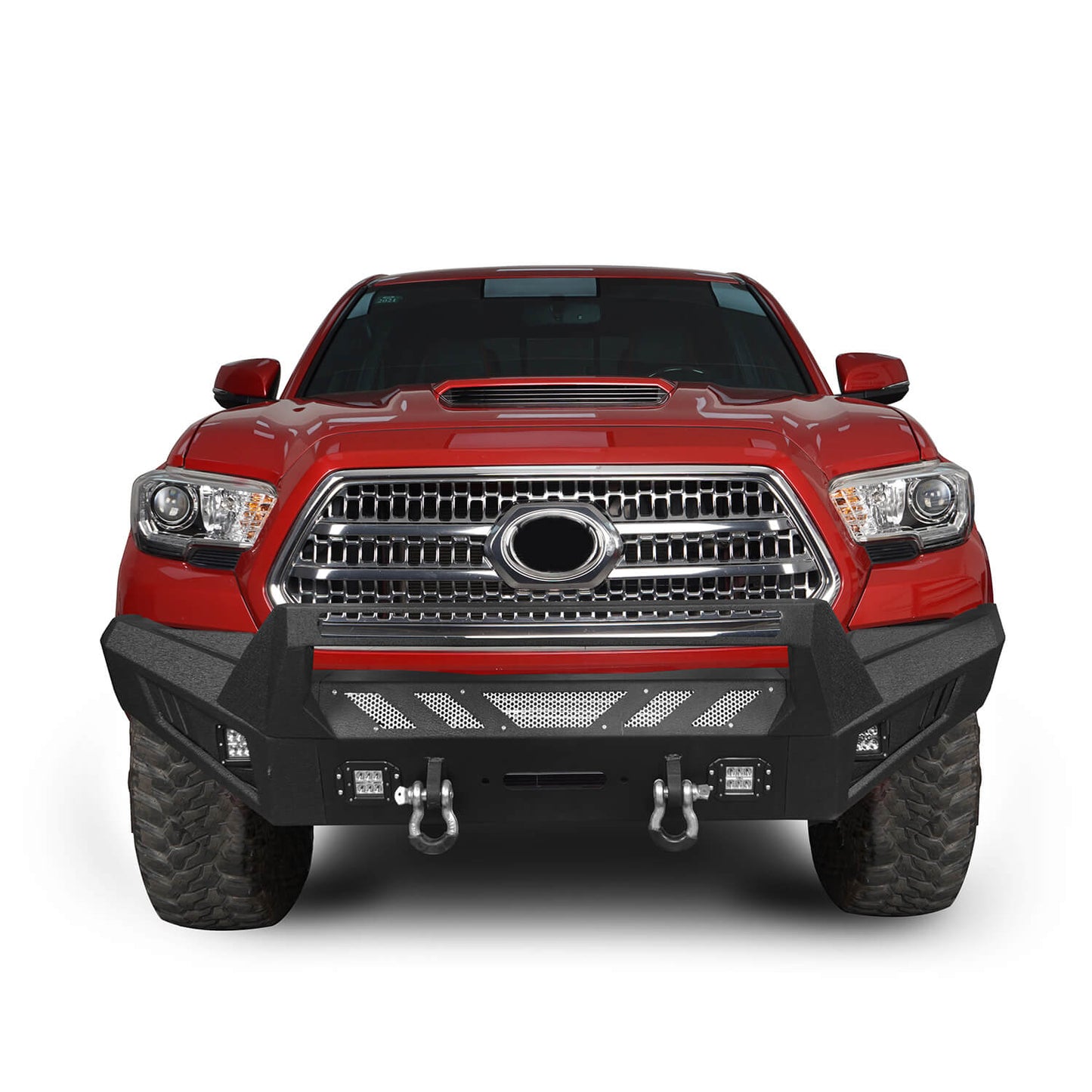 Hooke Road Front & Rear Bumpers Combo(16-23 Toyota Tacoma 3rd Gen)  - HE.4201A+HE.4201B+HE.4200-1