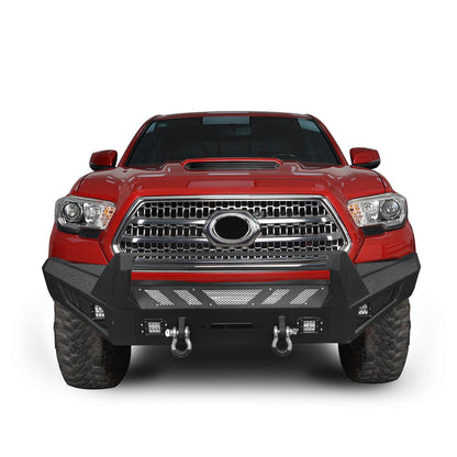 Hooke Road Front & Rear Bumpers Combo(16-23 Toyota Tacoma 3rd Gen)  - HE.4201A+HE.4201B+HE.4200-1