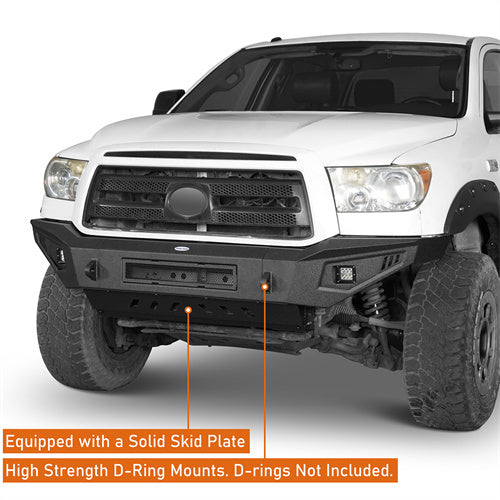 Hooke Road Full Width Front Bumper w/Skid Plate(07-13 Toyota Tundra) - HE.5204-1