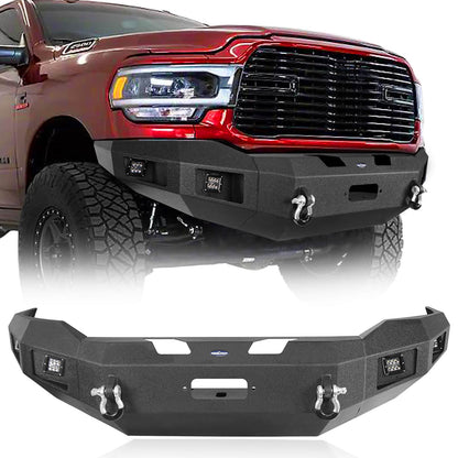 Hooke Road Front Bumper & Rear Bumper(19-24 Ram 2500 3500) - HE.6300AB&HE.6304