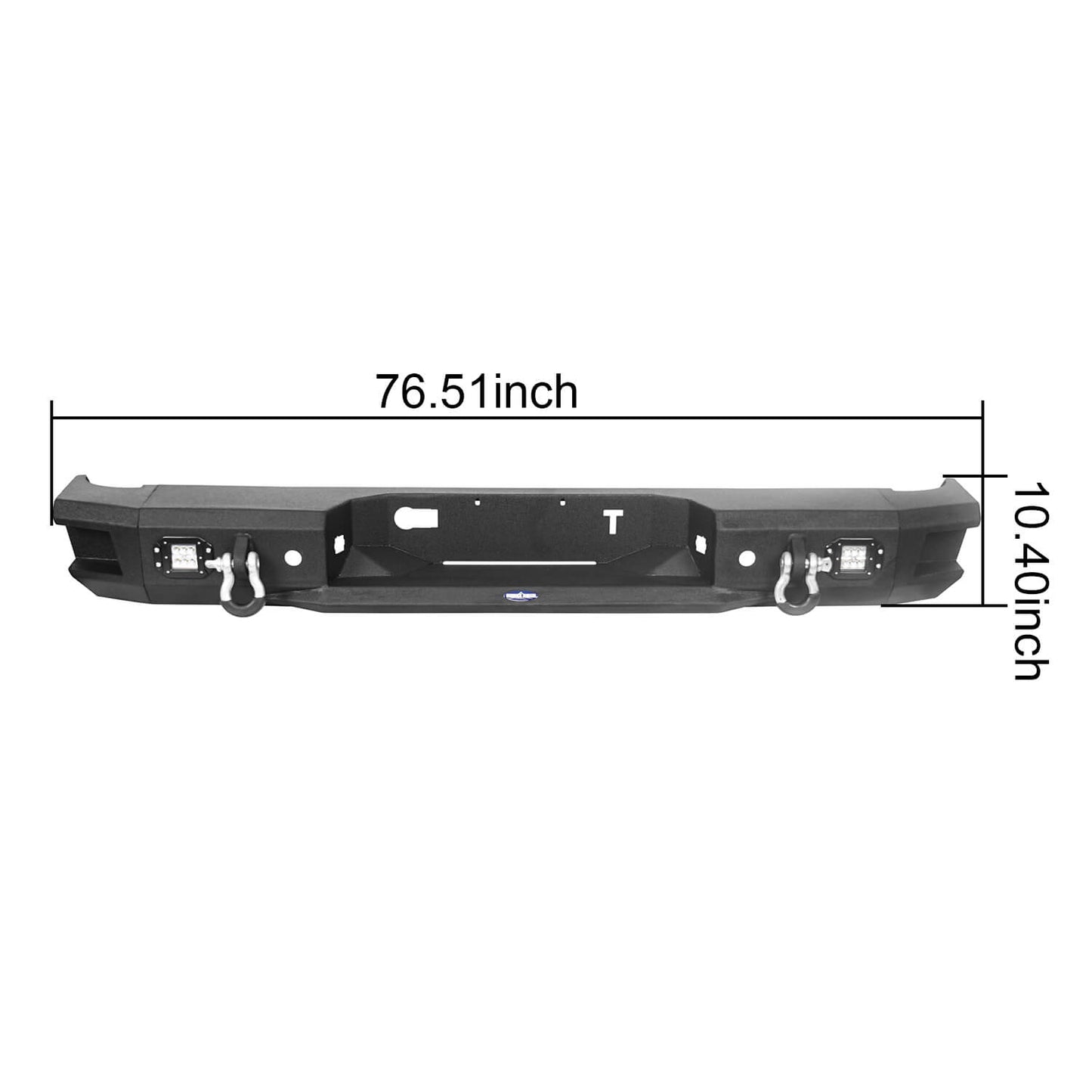 Hooke Road Full Width Rear Bumper(07-13 Toyota Tundra) - HE.5201&Z01