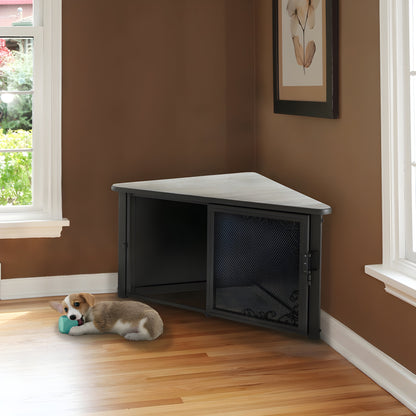 Richell Accent Corner Table Pet Crate -RI-80009