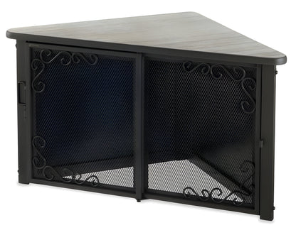 Richell Accent Corner Table Pet Crate -RI-80009