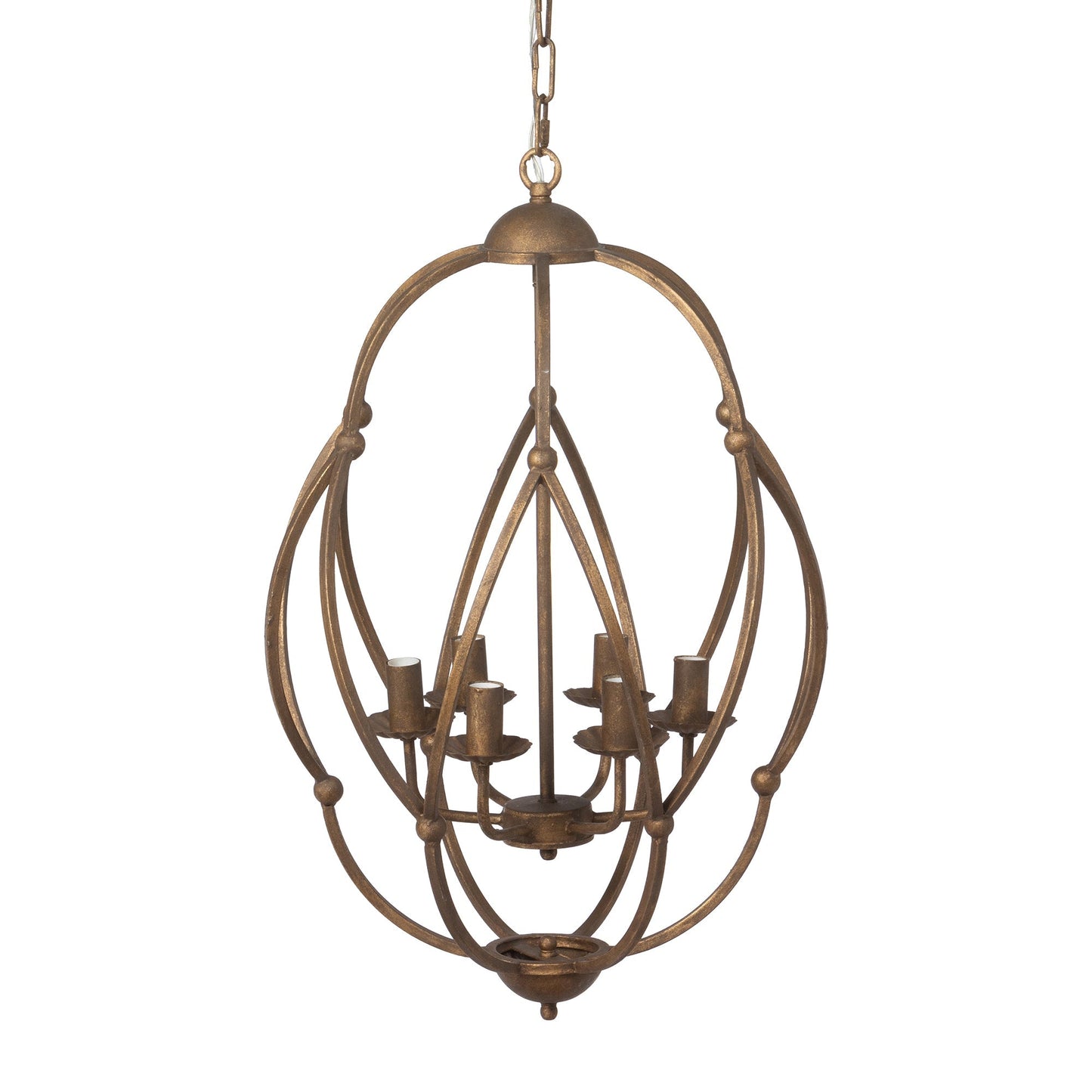 Park Hill Collection Raleigh Bronze Chandelier - Elegant Artisan-Designed Lighting Fixture for Modern and Traditional Spaces - ELH26164