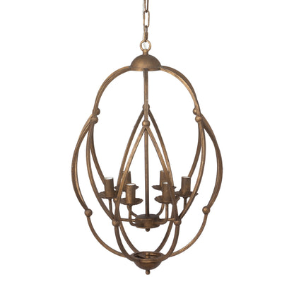 Park Hill Collection Raleigh Bronze Chandelier - Elegant Artisan-Designed Lighting Fixture for Modern and Traditional Spaces - ELH26164