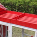 Merry Products & Garden Red Barn Chicken Coop with Roof Top Planter - PTH0310010401