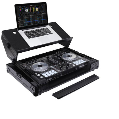 Odyssey Pioneer DDJ-SR / DDJ-SR2 Flight Case with Angle Glide Platform, Black - 188053