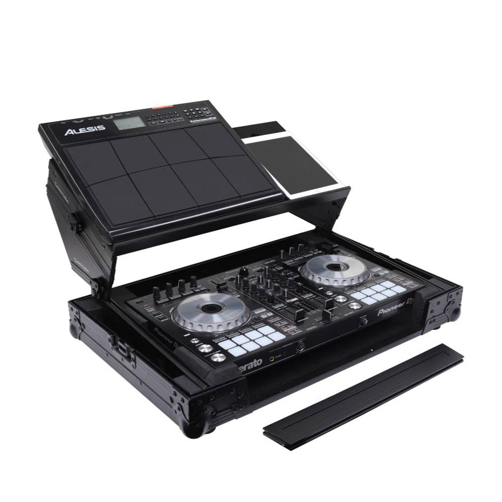 Odyssey Pioneer DDJ-SR / DDJ-SR2 Flight Case with Angle Glide Platform, Black - 188053