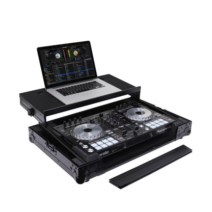 Odyssey Pioneer DDJ-SR / DDJ-SR2 Flight Case with Angle Glide Platform, Black - 188053