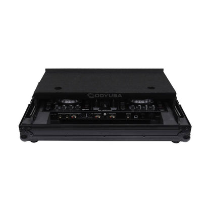 Odyssey Pioneer DDJ-SR / DDJ-SR2 Flight Case with Angle Glide Platform, Black - 188053