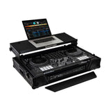 Odyssey Pioneer Flight Case with 1U Rack Space Glide Platform and Wheels, Black - 188056