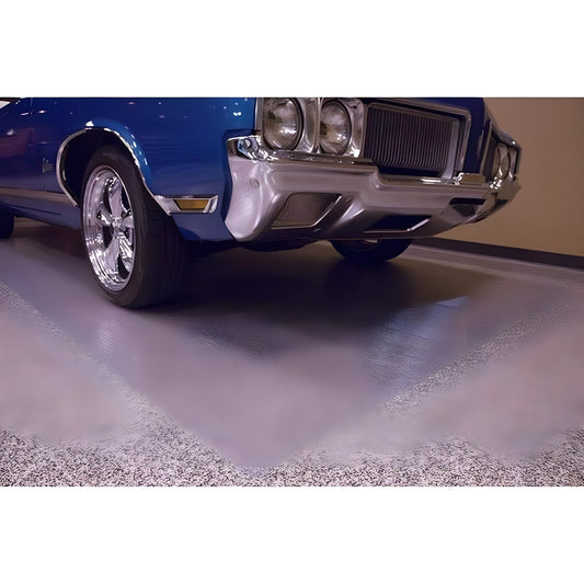 G-Floor Ribbed Roll-Out Vinyl Clear Floor Protector - GF55RB717CC