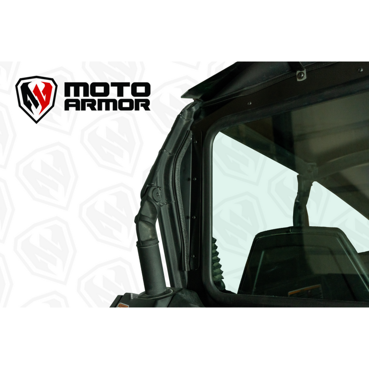 Moto Armor Can Am Commander / Maverick Rear Glass Windshield - MA-COM-RR-GLS