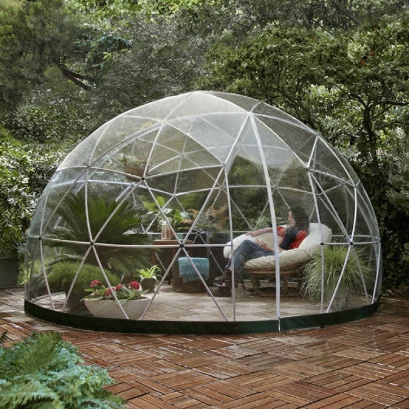 Garden Igloo Dome, PVC, 11'9"W, 7'2"H - Outdoor Dining, Play Area for Children, Stylish Conservatory, Greenhouse, Gazebo GI001