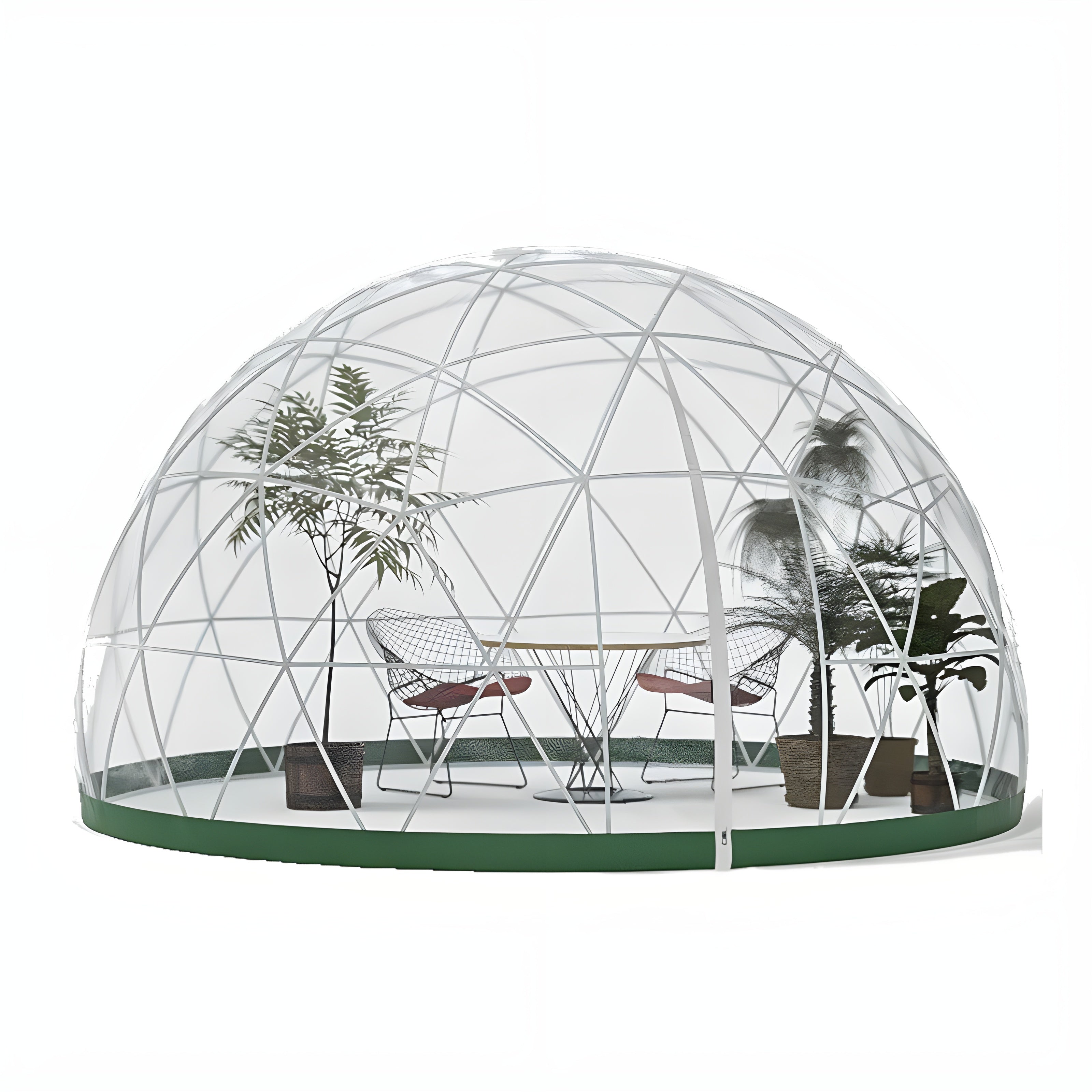 Garden Igloo Dome, PVC, 11'9"W, 7'2"H - Outdoor Dining, Play Area for Children, Stylish Conservatory, Greenhouse, Gazebo GI001