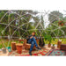 Garden Igloo Dome, PVC, 11'9"W, 7'2"H - Outdoor Dining, Play Area for Children, Stylish Conservatory, Greenhouse, Gazebo GI001