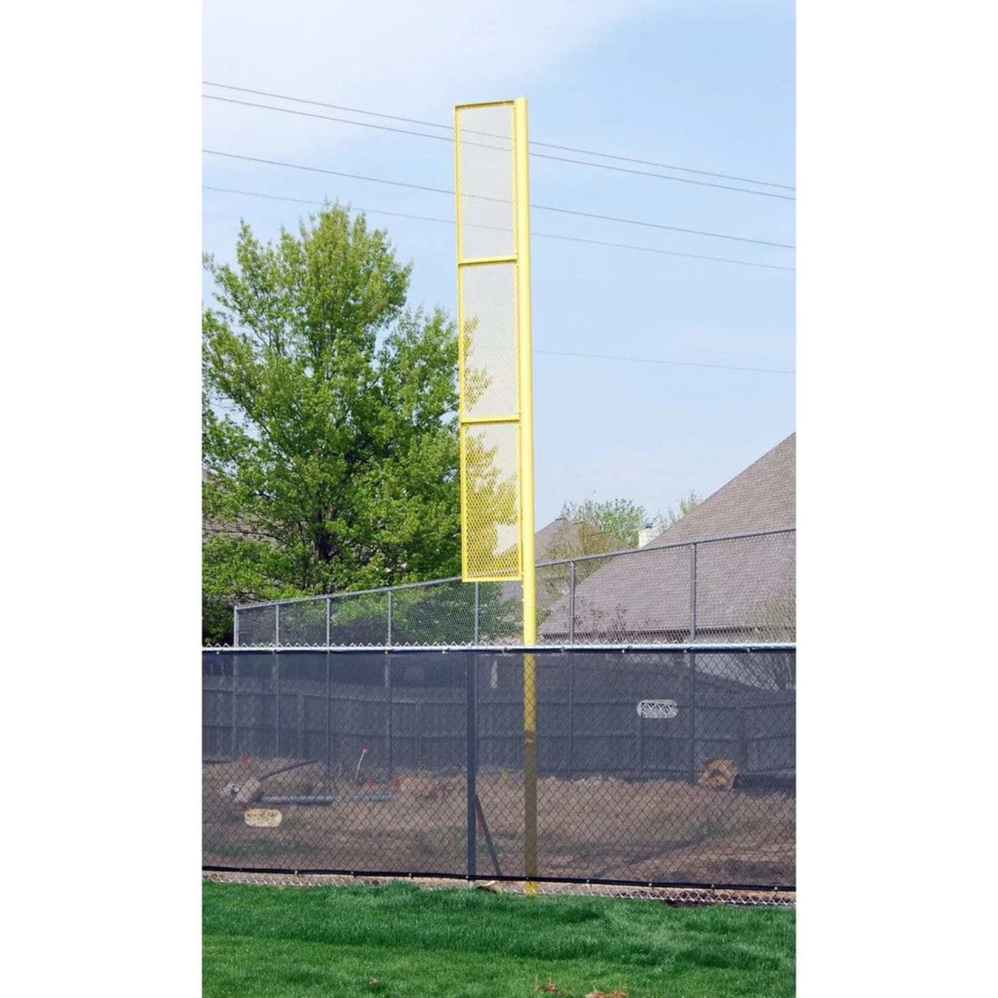 Gared Sports 20' Stadium Surface Mount Foul Pole - BSPOLE-20SM