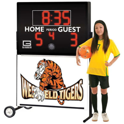Gared Sports Alphatec 78” x 52” Portable Scoreboard  - GS-MS3