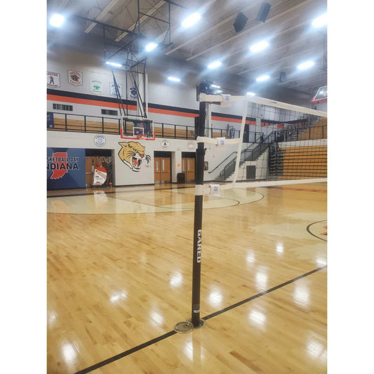 Gared Sports Carbon Flare 3” Telescopic One-Court Volleyball System - 5300