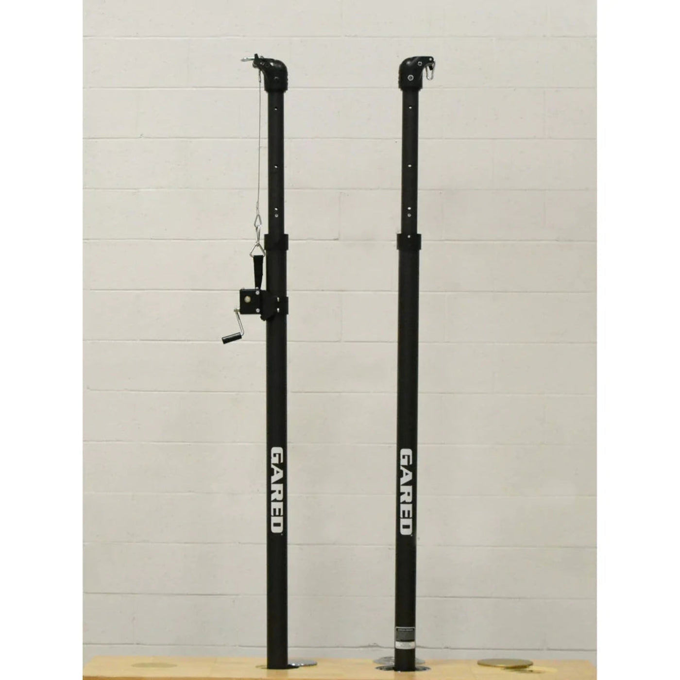Gared Sports Carbon Flare 3” Telescopic One-Court Volleyball System - 5300