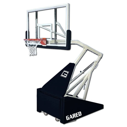 Gared Sports Hoopmaster LT Spring-Lift Indoor Portable Basketball Hoop w/ 5' Boom  - 9305BLK