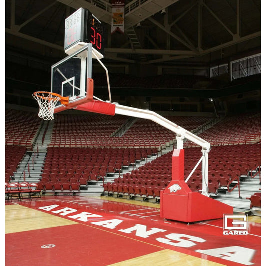Gared Sports Pro S Spring-Lift Portable Basketball Hoop w/ 8' Boom -  9616