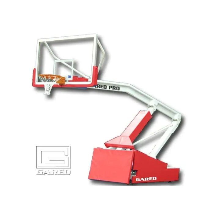 Gared Sports Pro S Spring-Lift Portable Basketball Hoop w/ 8' Boom 9616