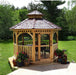 Outdoor Living Today 10′ Bayside Gazebo with Screen Kit - KIT gaz10-scrn