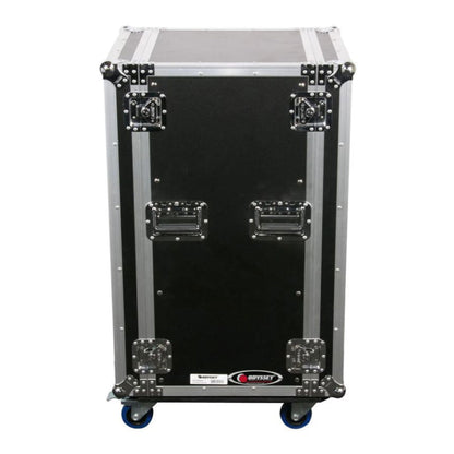Odyssey FZAR20W Heavy Duty Portable Flight Zone 20 Space Amp Rack With Wheels - Odyssey Case