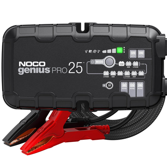 NOCO 25-Amp Battery Charger, Battery Maintainer, & Battery Desulfator - GENIUSPRO25