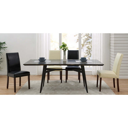 New Pacific Direct Hartford Bicast Leather Dining Chair, (Set of 2)  - 198140-23