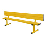 Gill Portable Aluminium Bench with Back - 73081C01