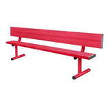 Gill Portable Aluminium Bench with Back - 73081C01